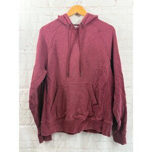 Champion Hoodie Mens Size Medium Maroon Thick Casual Pullover